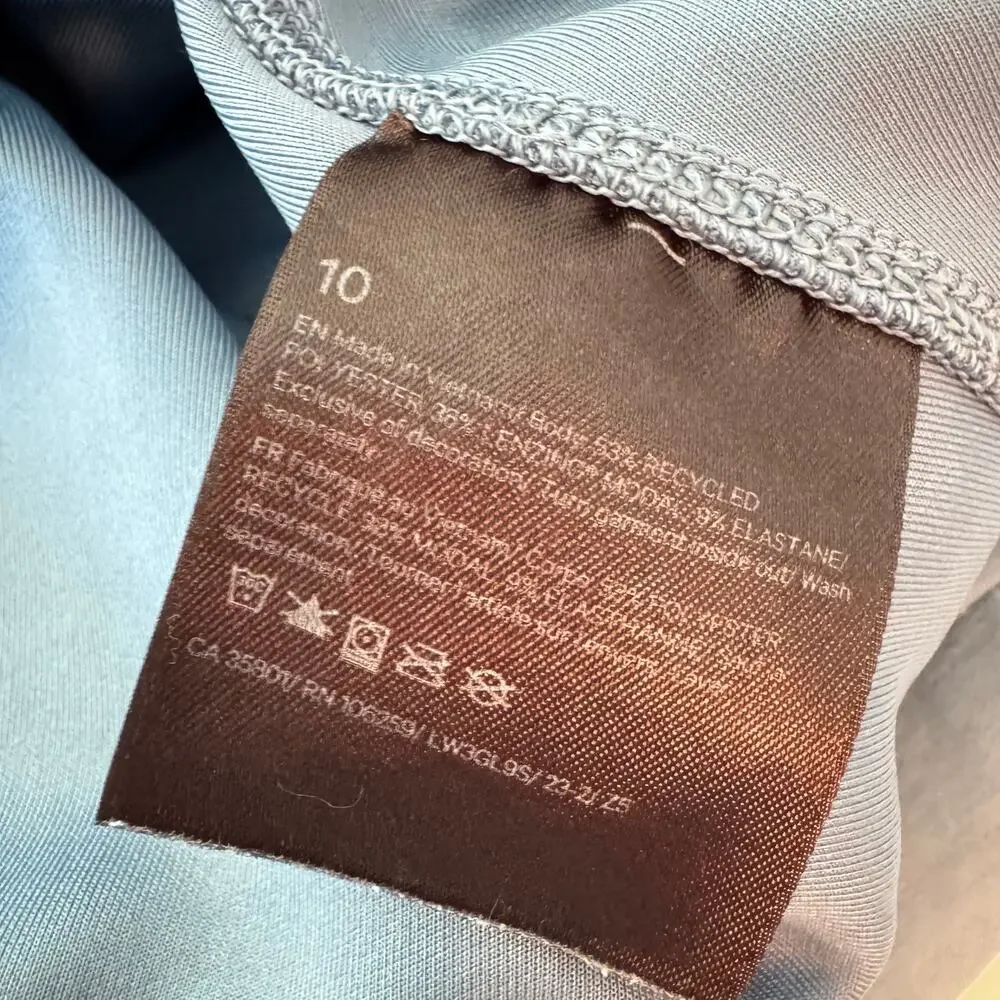 Lululemon Perfectly Oversized Cropped Crew Softstreme Wild Indigo Blue Size 10